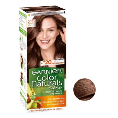 کیت رنگ مو گارنیه قهوه ای شکلاتی شماره GARNIER COLOR NATURALS 5.15