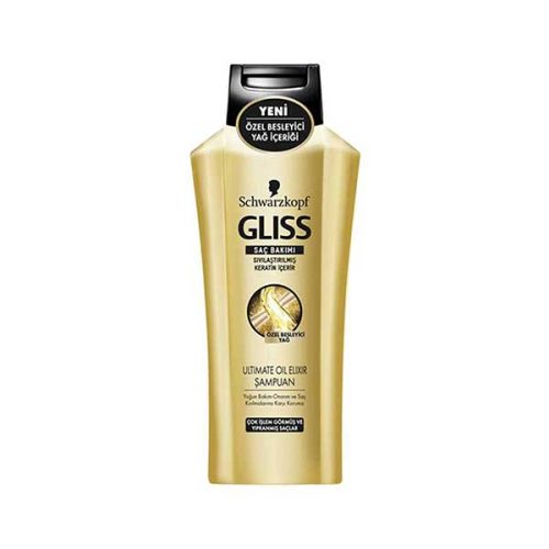 شامپو تغذیه کننده مو گلیس مناسب موهای حساس و آسیب دیده 500 میلی لیتر