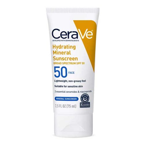 ضد آفتاب Cerave مدل hydrating sunscreen حجم 75 میل